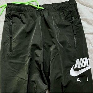 Nike Air Sportswear Olive Green Jogger Track Pants Windbreaker